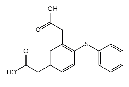 2-苯硫基-5-丙酰基苯乙酸